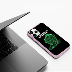 Чехол iPhone 11 Pro матовый Chemical Brothers: Acid lines, цвет: 3D-розовый — фото 2