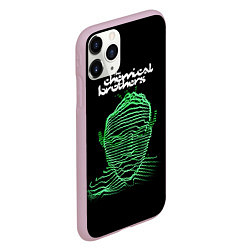 Чехол iPhone 11 Pro матовый Chemical Brothers: Acid lines, цвет: 3D-розовый — фото 2