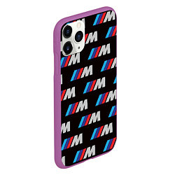 Чехол iPhone 11 Pro матовый BMW M, цвет: 3D-фиолетовый — фото 2