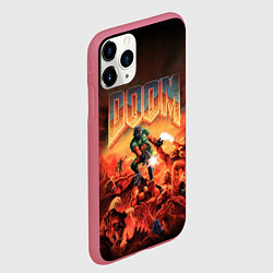 Чехол iPhone 11 Pro матовый DOOM: 1993, цвет: 3D-малиновый — фото 2