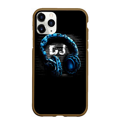 Чехол iPhone 11 Pro матовый DJ, цвет: 3D-коричневый