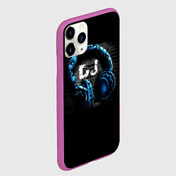 Чехол iPhone 11 Pro матовый DJ, цвет: 3D-фиолетовый — фото 2