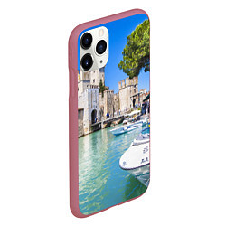 Чехол iPhone 11 Pro матовый Италия, цвет: 3D-малиновый — фото 2