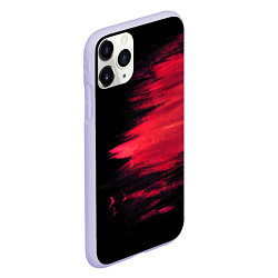 Чехол iPhone 11 Pro матовый Краска, цвет: 3D-светло-сиреневый — фото 2