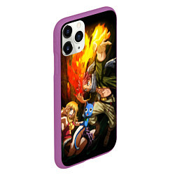 Чехол iPhone 11 Pro матовый Fairy tail, цвет: 3D-фиолетовый — фото 2