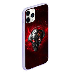 Чехол iPhone 11 Pro матовый Pirate Station: Blood Face, цвет: 3D-светло-сиреневый — фото 2