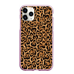 Чехол iPhone 11 Pro матовый Jaguar, цвет: 3D-розовый