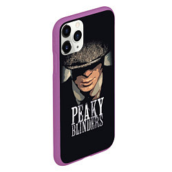 Чехол iPhone 11 Pro матовый Peaky Blinders, цвет: 3D-фиолетовый — фото 2