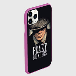 Чехол iPhone 11 Pro матовый Peaky Blinders, цвет: 3D-фиолетовый — фото 2