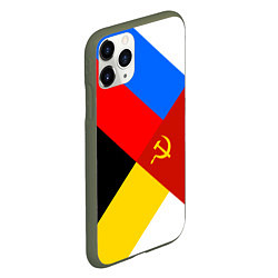 Чехол iPhone 11 Pro матовый Вечная Россия, цвет: 3D-темно-зеленый — фото 2