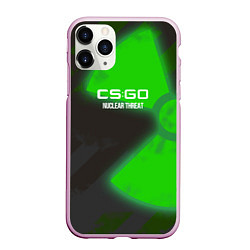 Чехол iPhone 11 Pro матовый Cs:go - Nuclear Threat Ядерная Угроза, цвет: 3D-розовый