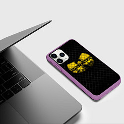 Чехол iPhone 11 Pro матовый Wu-Tang Clan: Grid, цвет: 3D-фиолетовый — фото 2