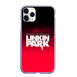 Чехол iPhone 11 Pro матовый Linkin Park: Minutes to midnight, цвет: 3D-светло-сиреневый
