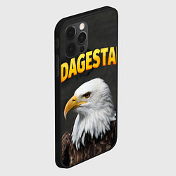Чехол для iPhone 12 Pro Max Dagestan Eagle, цвет: 3D-черный — фото 2