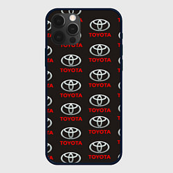 Чехол для iPhone 12 Pro Max Toyota, цвет: 3D-черный