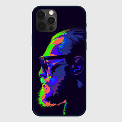 Чехол для iPhone 12 Pro Max McGregor Neon, цвет: 3D-черный