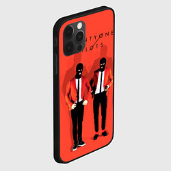 Чехол для iPhone 12 Pro Max Twenty One Pilots, цвет: 3D-черный — фото 2