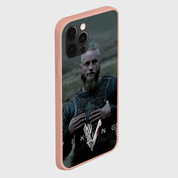 Чехол для iPhone 12 Pro Max Vikings: Ragnarr Lodbrok, цвет: 3D-светло-розовый — фото 2