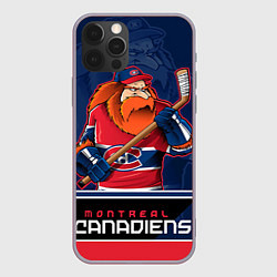 Чехол для iPhone 12 Pro Max Montreal Canadiens, цвет: 3D-серый
