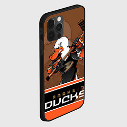 Чехол для iPhone 12 Pro Max Anaheim Ducks, цвет: 3D-черный — фото 2