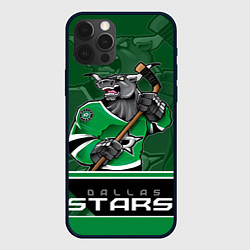 Чехол для iPhone 12 Pro Max Dallas Stars, цвет: 3D-черный