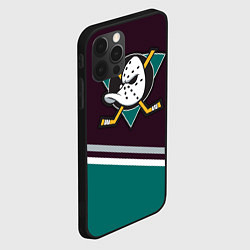 Чехол для iPhone 12 Pro Max Anaheim Ducks, цвет: 3D-черный — фото 2