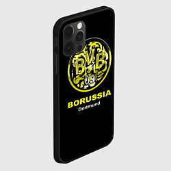 Чехол для iPhone 12 Pro Max Borussia Dortmund, цвет: 3D-черный — фото 2