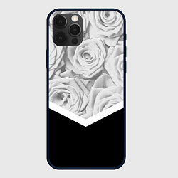 Чехол для iPhone 12 Pro Max Розы, цвет: 3D-черный