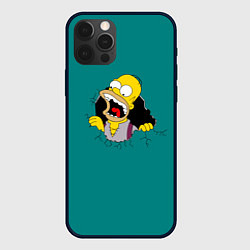 Чехол для iPhone 12 Pro Max Alien-Homer, цвет: 3D-черный
