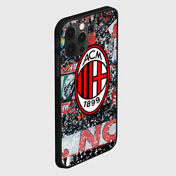 Чехол для iPhone 12 Pro Max Milan FC, цвет: 3D-черный — фото 2