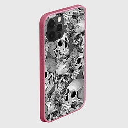 Чехол для iPhone 12 Pro Max Хэллуин 8, цвет: 3D-малиновый — фото 2