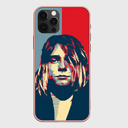 Чехол для iPhone 12 Pro Max Kurt Cobain, цвет: 3D-светло-розовый