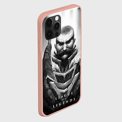 Чехол для iPhone 12 Pro Max Браум, цвет: 3D-светло-розовый — фото 2