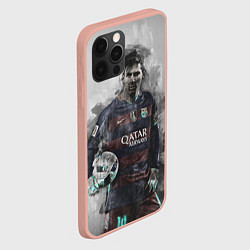 Чехол для iPhone 12 Pro Max Lionel Messi, цвет: 3D-светло-розовый — фото 2