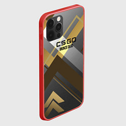 Чехол для iPhone 12 Pro Max Cs:go - Bronze Deco Бронзовая декорация 2022, цвет: 3D-красный — фото 2
