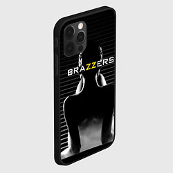 Чехол для iPhone 12 Pro Max Brazzers - контрсвет, цвет: 3D-черный — фото 2