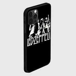 Чехол для iPhone 12 Pro Max Led Zeppelin: Mono, цвет: 3D-черный — фото 2