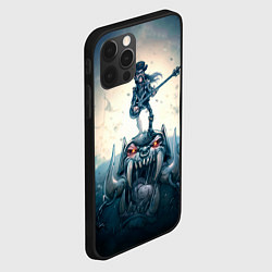 Чехол для iPhone 12 Pro Max Motorhead Guitarist, цвет: 3D-черный — фото 2