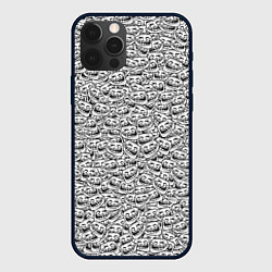 Чехол для iPhone 12 Pro Max Мегатролль, цвет: 3D-черный