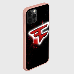 Чехол для iPhone 12 Pro Max FaZe Clan: Black collection, цвет: 3D-светло-розовый — фото 2