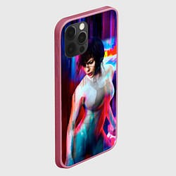 Чехол для iPhone 12 Pro Max Ghost In The Shell 13, цвет: 3D-малиновый — фото 2