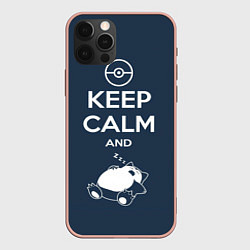 Чехол iPhone 12 Pro Max Keep Calm & Squirtle