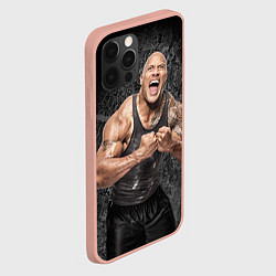 Чехол для iPhone 12 Pro Max Dwayne Johnson, цвет: 3D-светло-розовый — фото 2