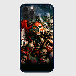 Чехол для iPhone 12 Pro Max Warhammer 40k: Skulls, цвет: 3D-черный