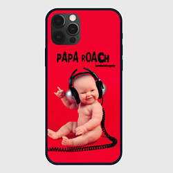 Чехол для iPhone 12 Pro Max Paparoach: Music Kid, цвет: 3D-черный