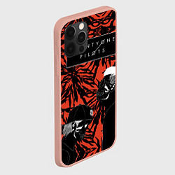 Чехол для iPhone 12 Pro Max Twenty One Pilots, цвет: 3D-светло-розовый — фото 2