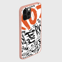 Чехол для iPhone 12 Pro Max Paramore: Riot, цвет: 3D-светло-розовый — фото 2