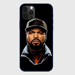 Чехол для iPhone 12 Pro Max Ice Cube, цвет: 3D-черный