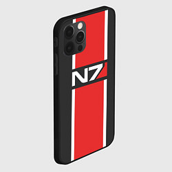 Чехол для iPhone 12 Pro Max Mass Effect: N7, цвет: 3D-черный — фото 2