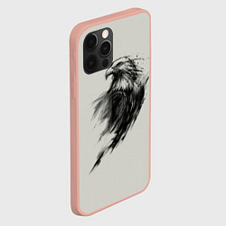 Чехол для iPhone 12 Pro Max Дикий орел, цвет: 3D-светло-розовый — фото 2